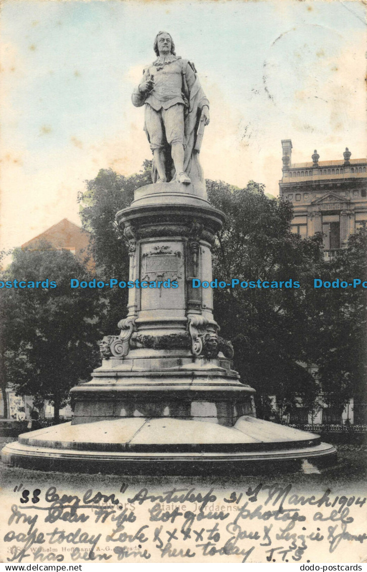 R044605 Anvers. Statue Jordaens