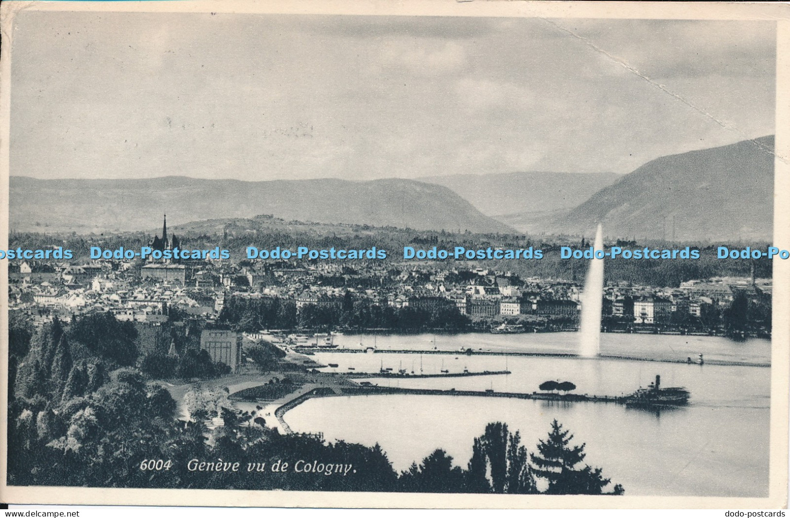 R045672 Geneve Vu de Cologny Jaeger 1938