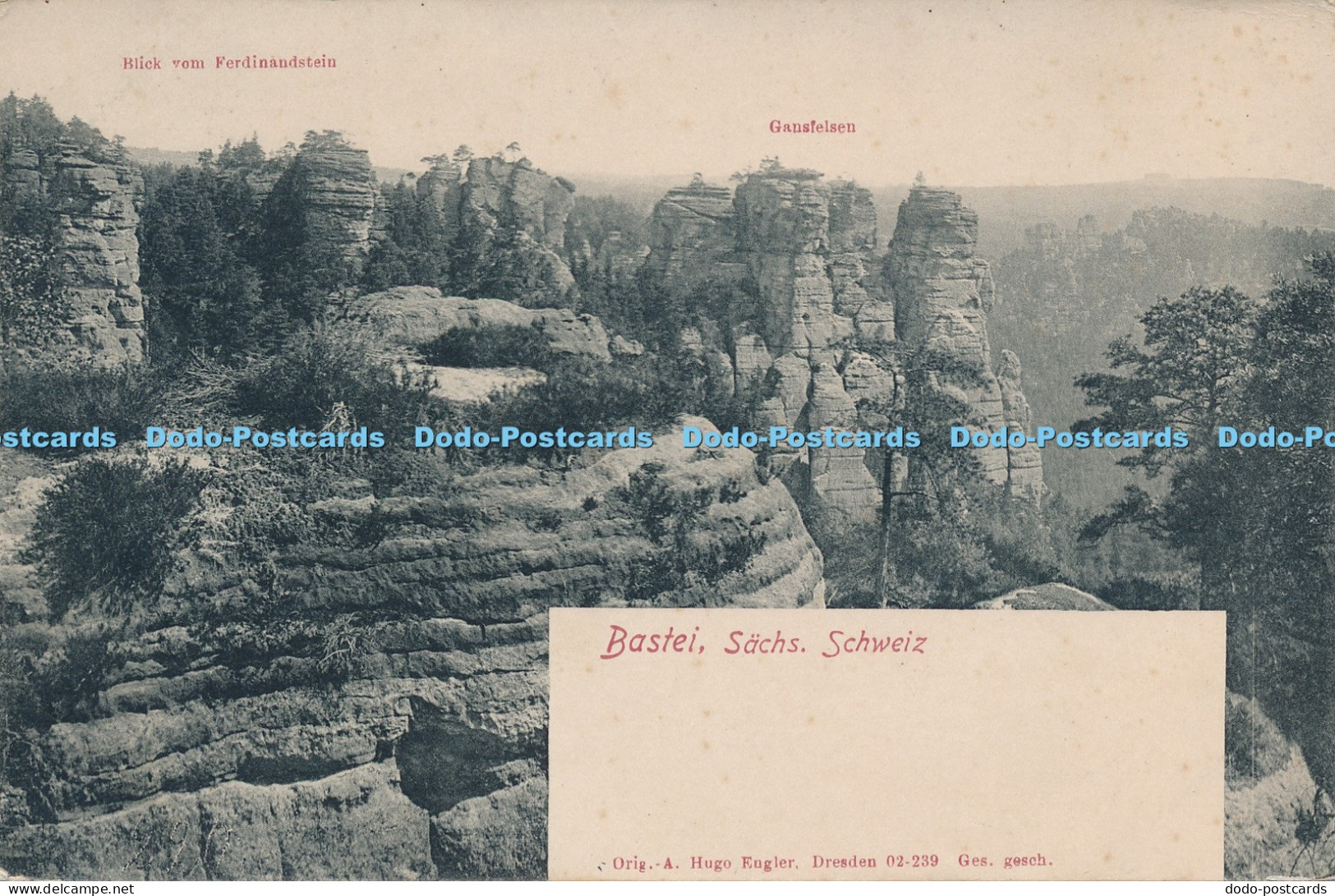 R045801 Bastei Sachs Schweiz Hugo Eugler