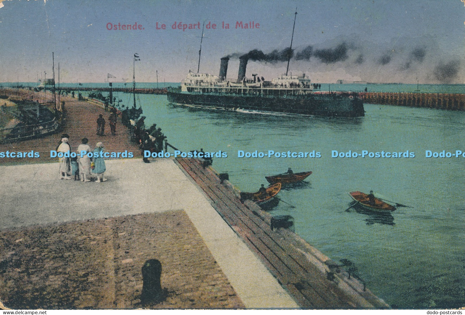 R046307 Ostend Le Depart de la Malle