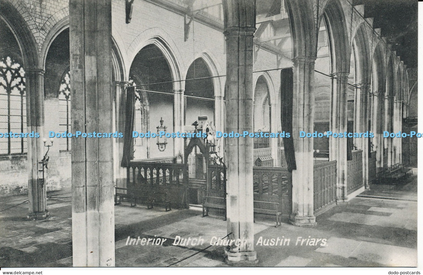 R046639 Interior Dutch Church Austin Friars