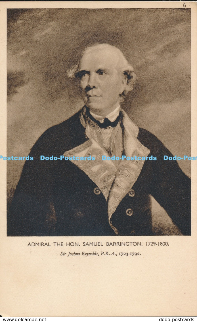 R046644 Admiral the Hon Samuel Barrington