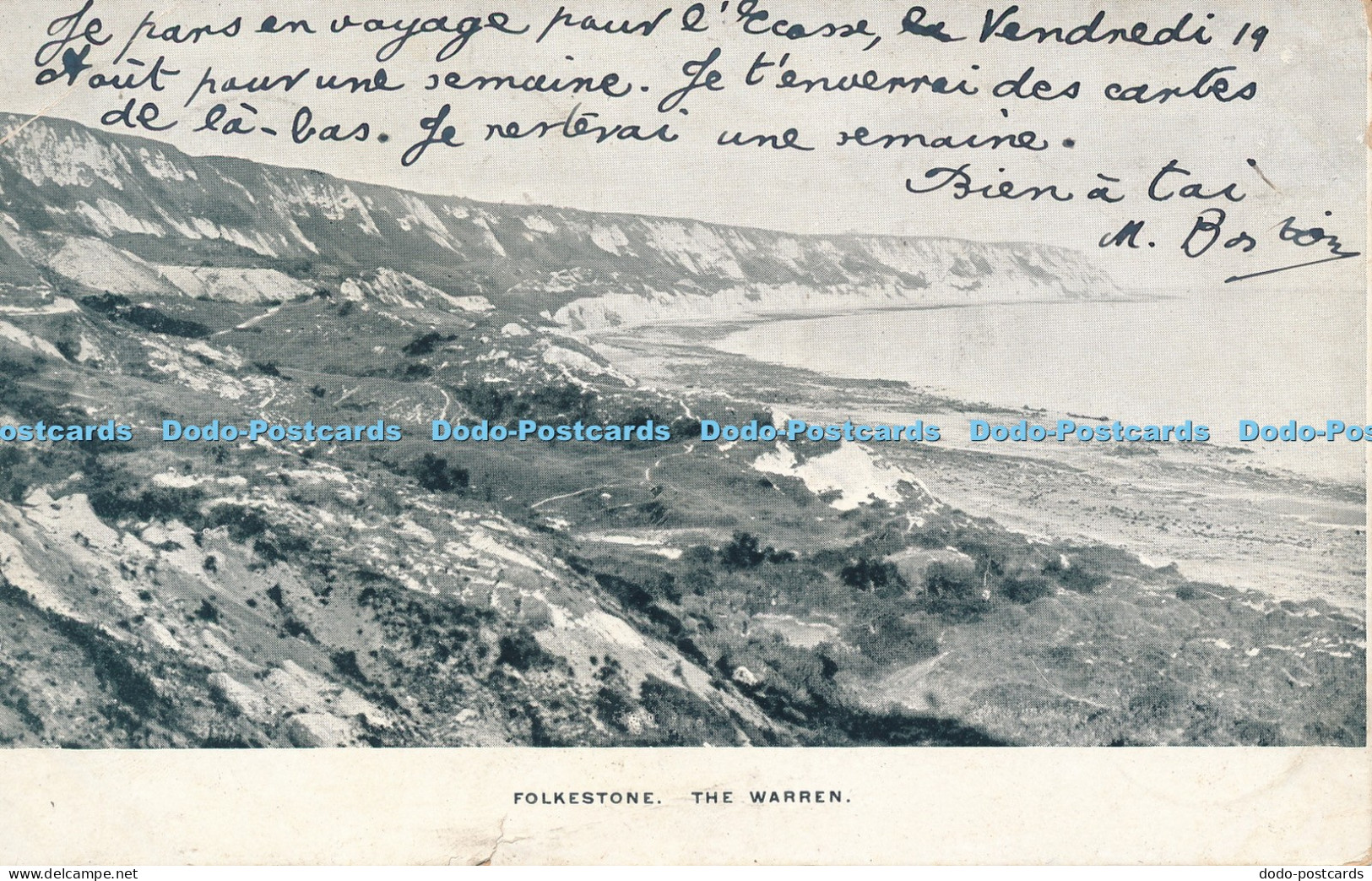 R048163 Folkestone The Warren 1904