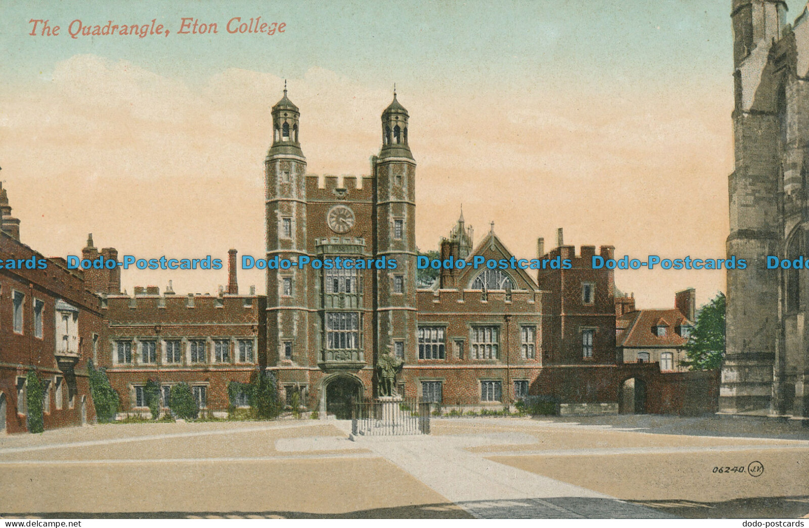R048174 The Quadrangle. Eton College. E. Marshall