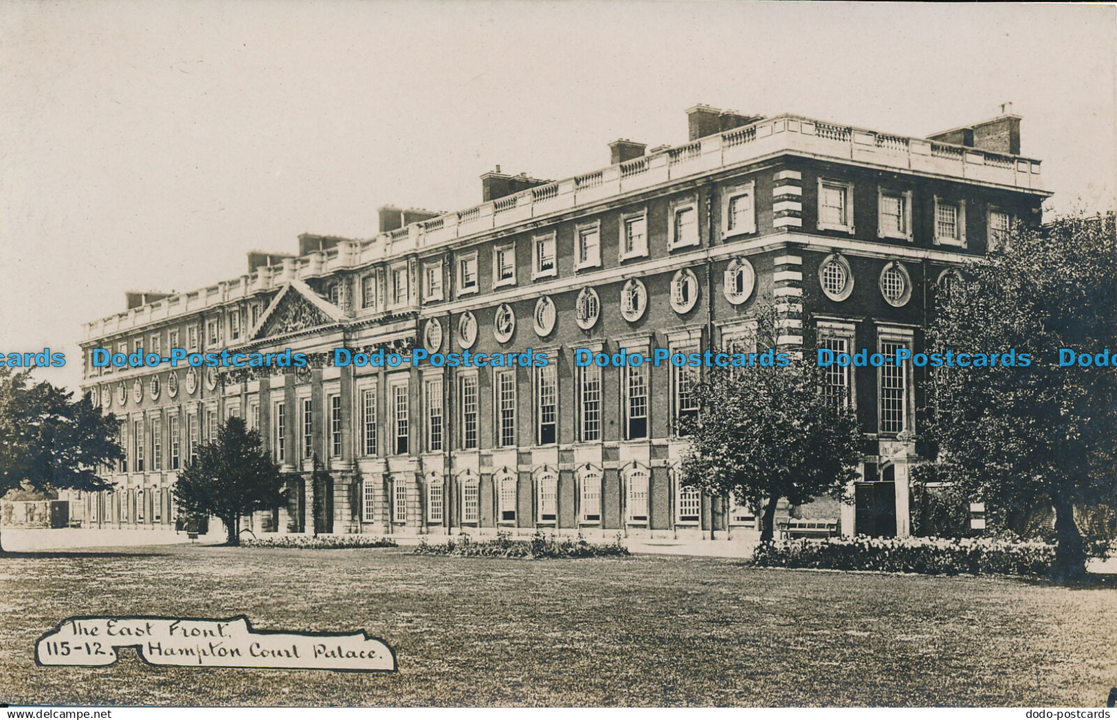 R049330 The East Front. Hampton Court Palace. Sunbeam. RP