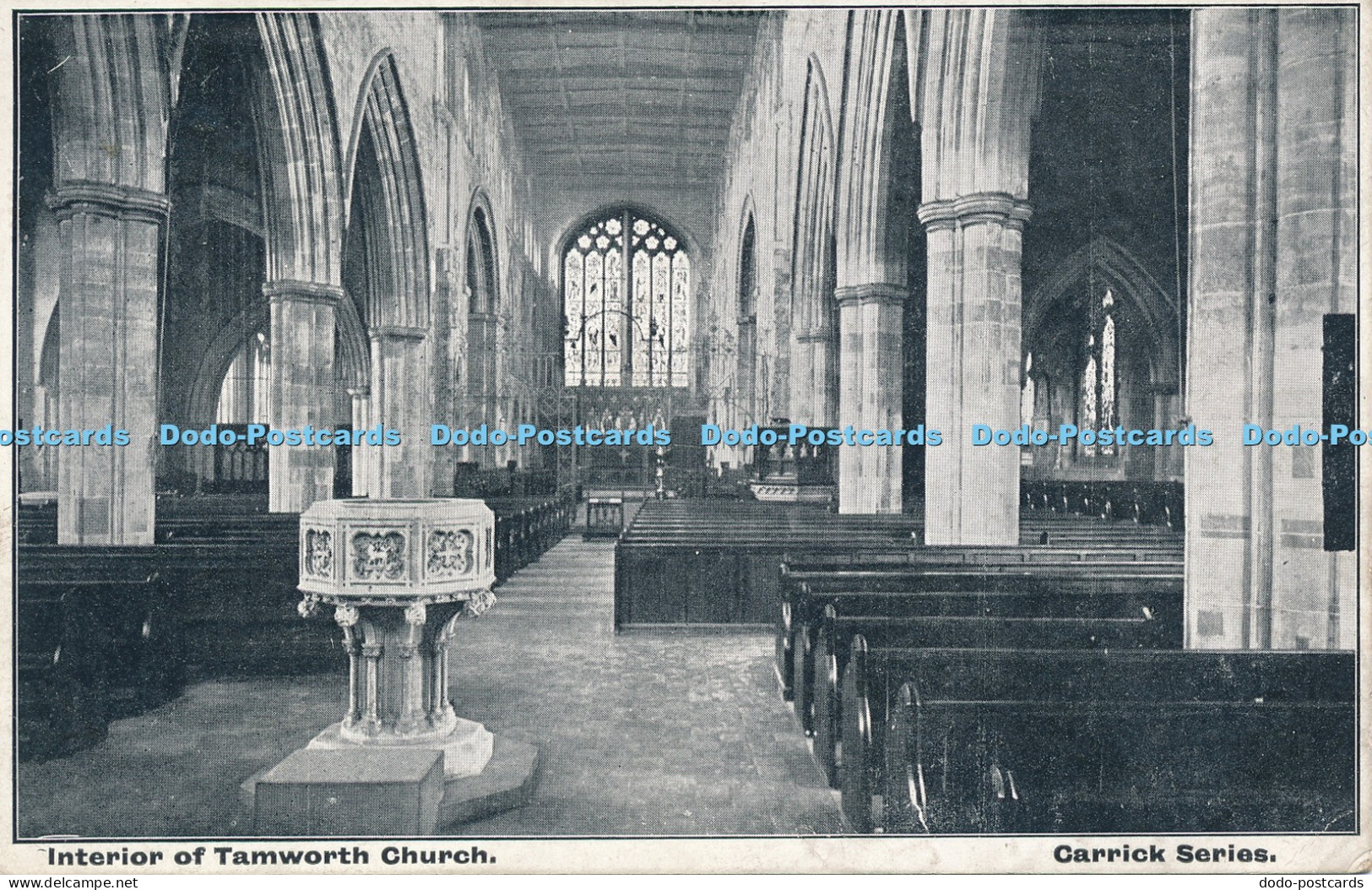 R049876 Interior of Tamworth Church Carrick 1918