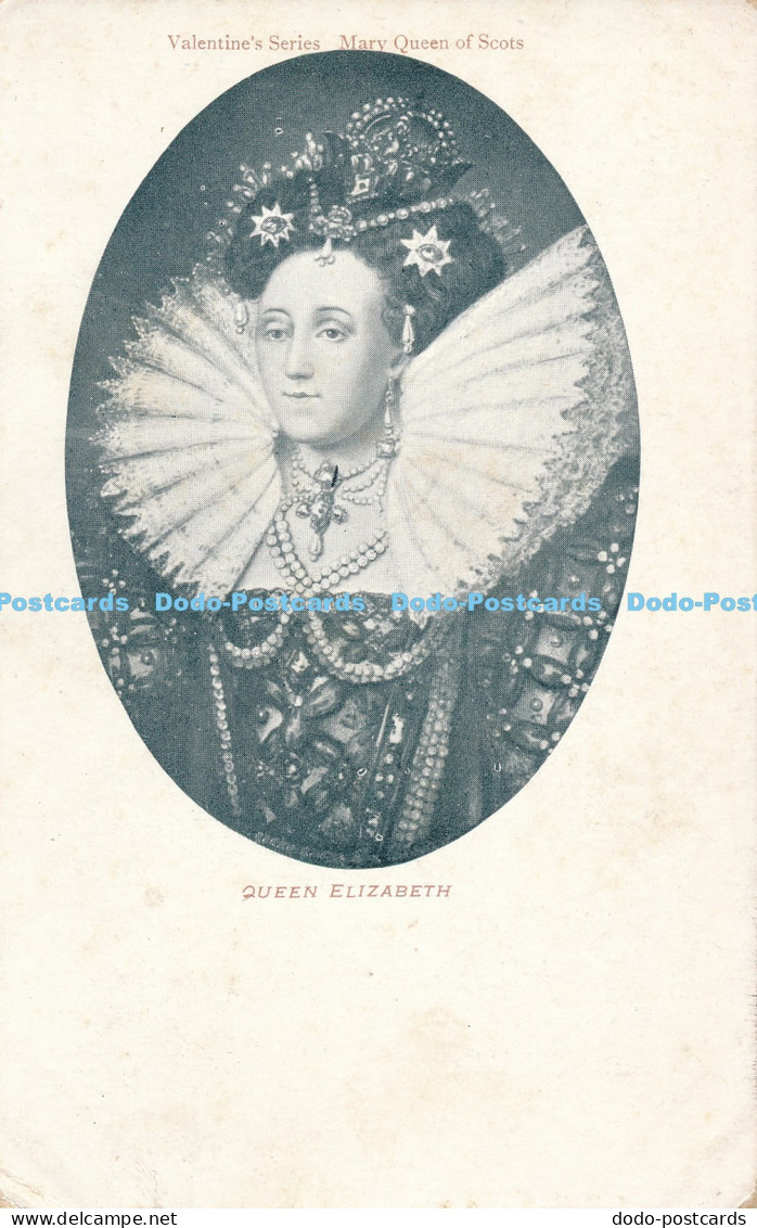 R049995 Postcard Queen Elizabeth Valentine