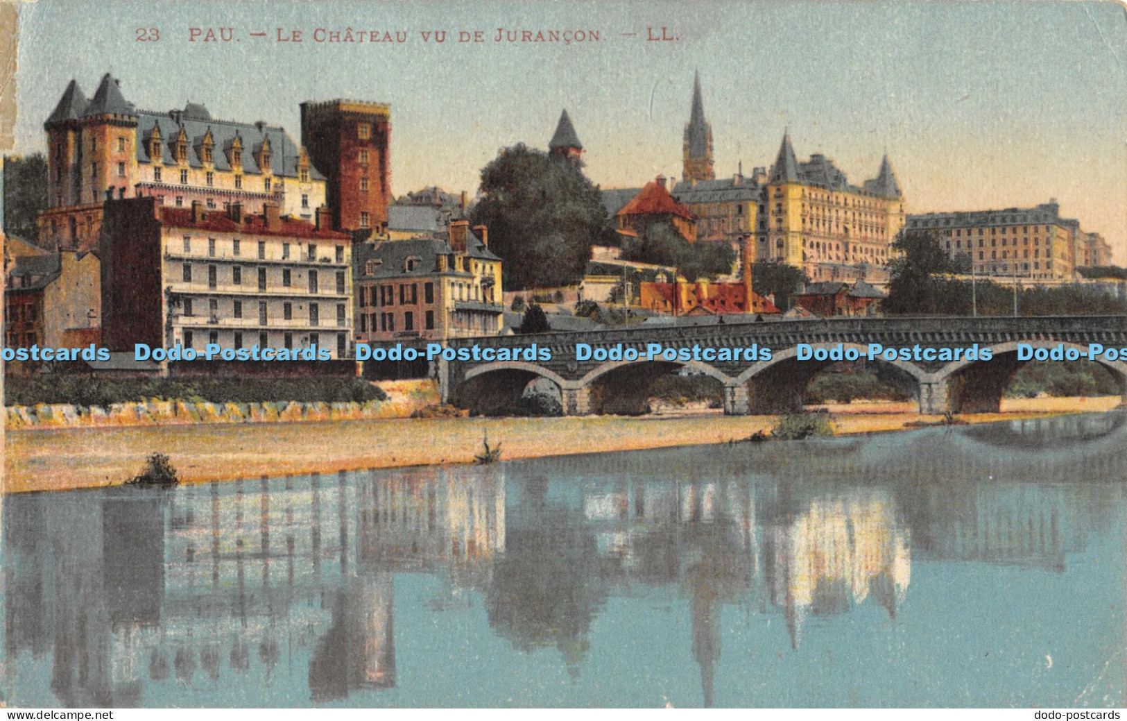 R051758 Pau Le Chateau vu de Jurancon LL No 23