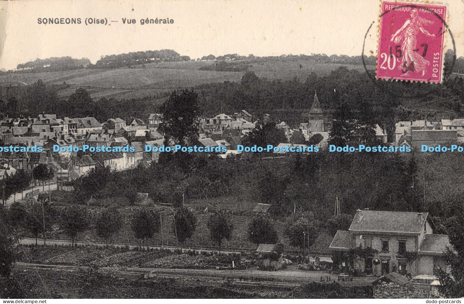 R052130 Songeons Vue Generale A L Hoste 1934
