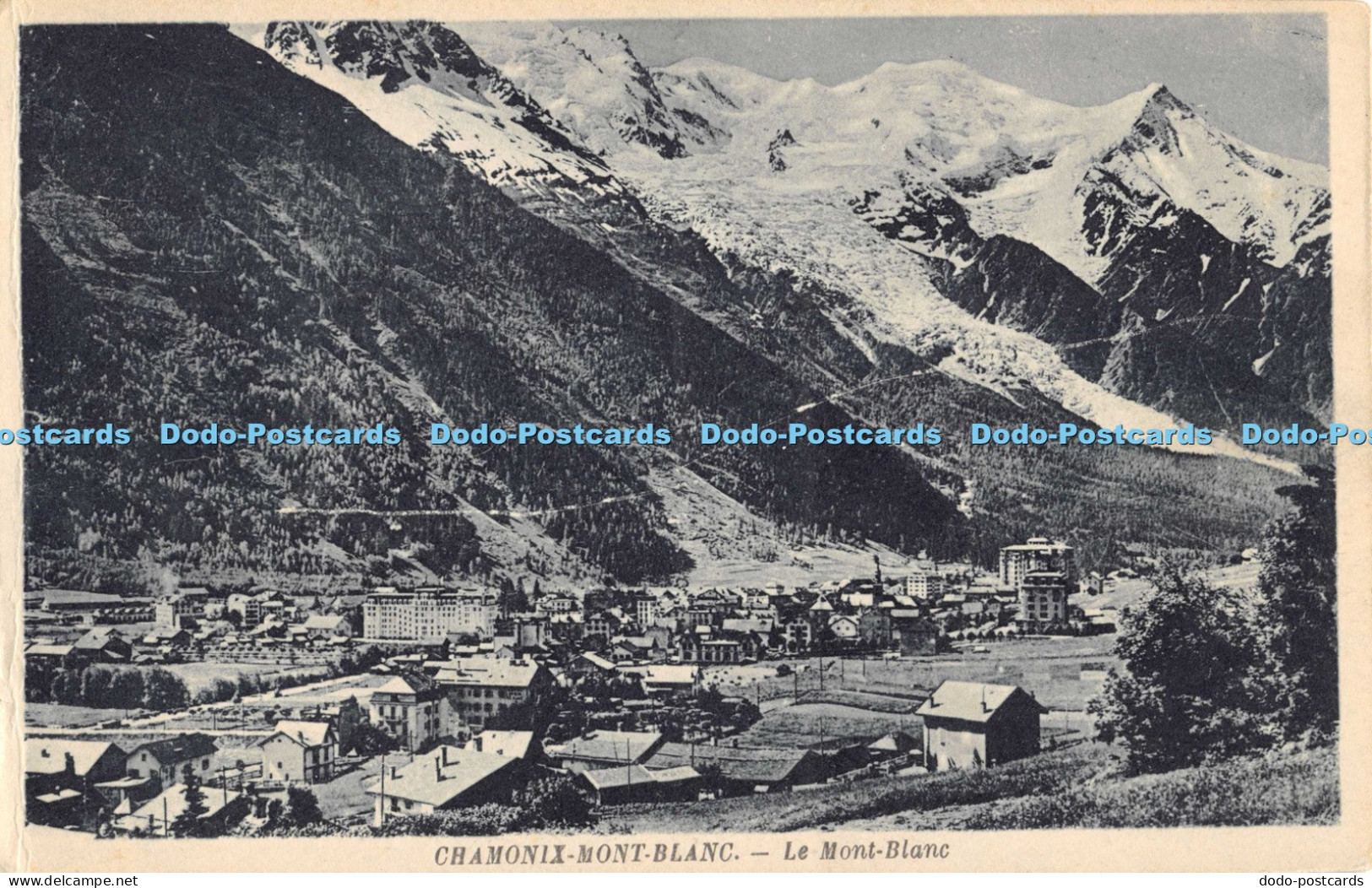 R052350 Chamonix Mont Blanc Le Mont Blanc G Tairraz