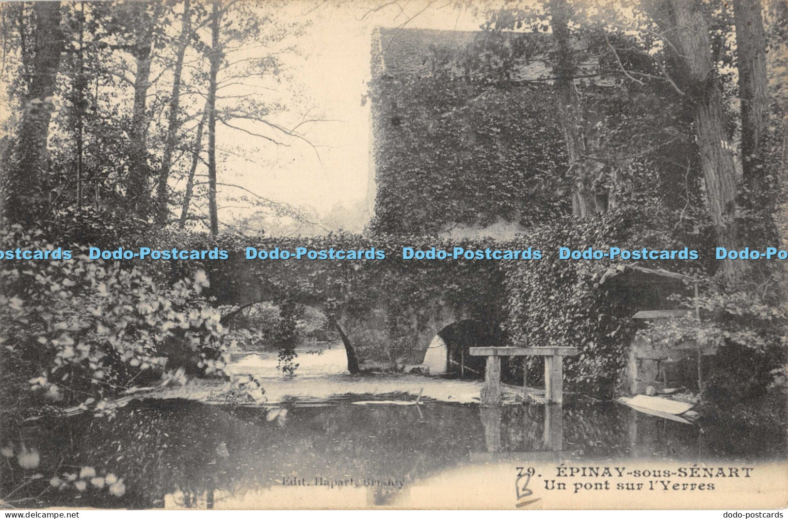 R052476 Epinay sous Senart Un Pont sur l Yerres No 79 1915