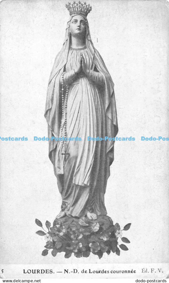 R053373 Lourdes N D de Lourdes Couronnee