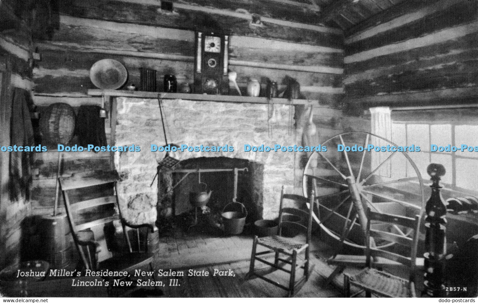 R054050 Joshua Millers Residence New Salem State Park Lincolns New Salem III E O