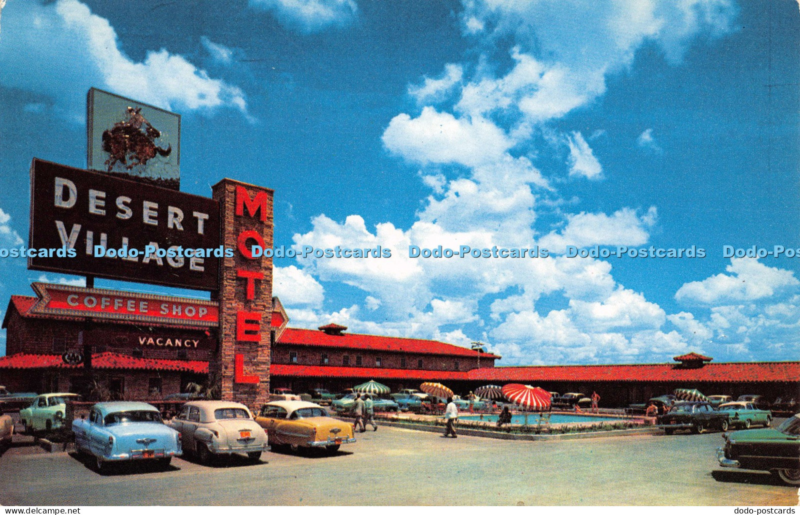 R054130 The Beautiful New Desert Village Motel Fort Worth Texas John A Stryker