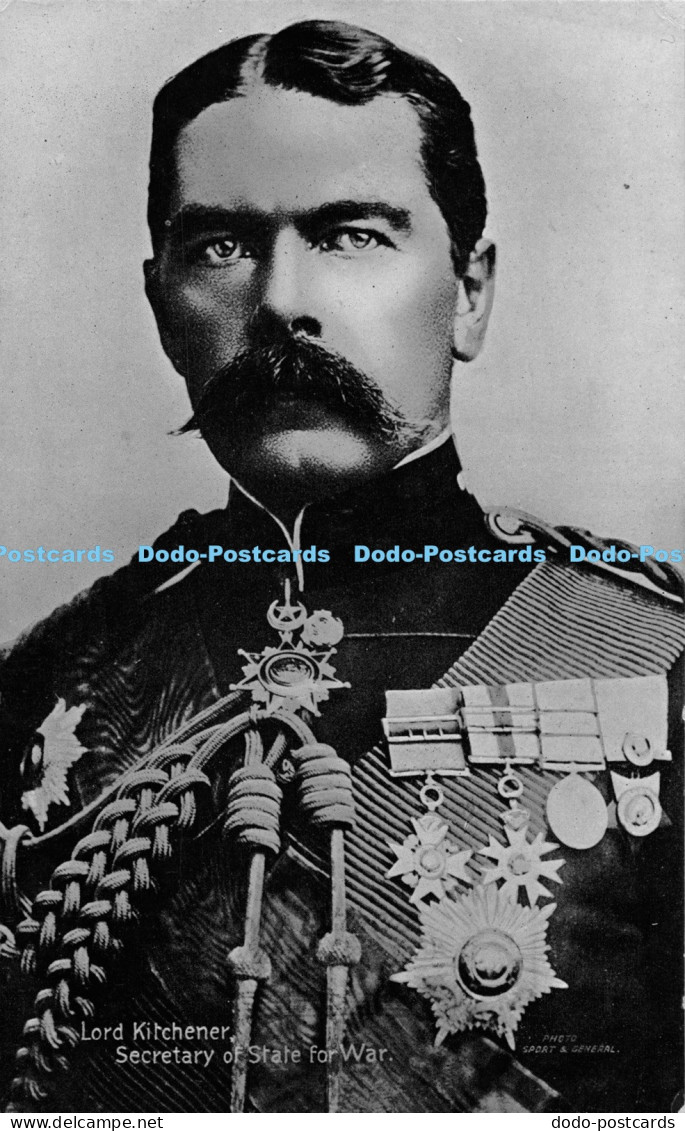 R055833 Lord Kitchener Secretary of State for War Valentine