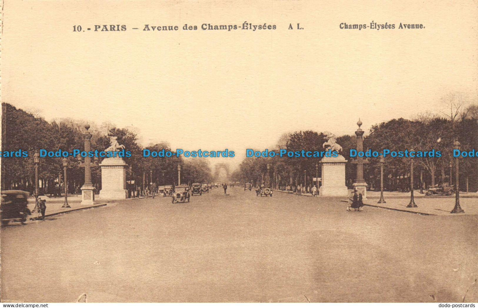 R060297 Paris. Champs Elysees Avenue. A. Leconte. No 10