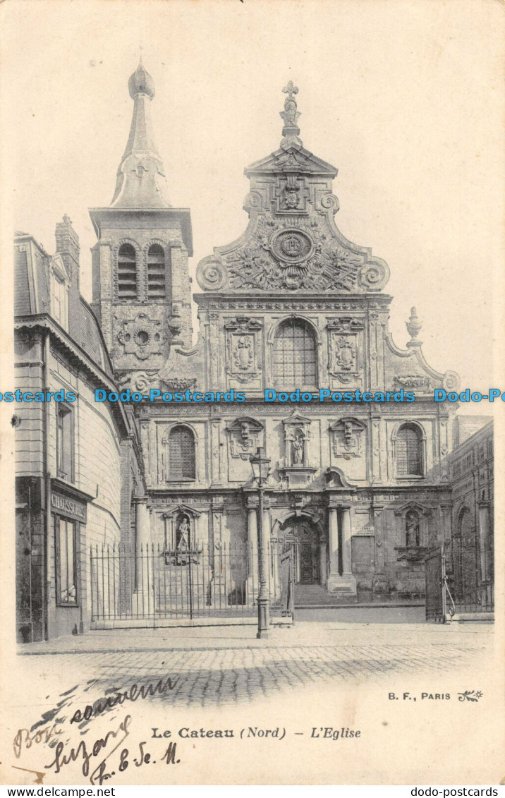 R060509 Le Cateau. L Eglise. 1904