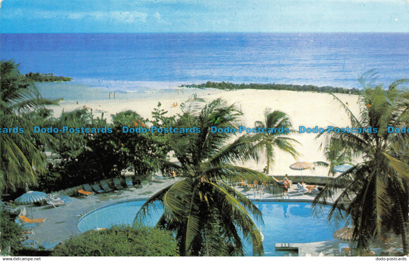 R070327 Barbados. West Indies. Swimming Pool. Barbados Hilton Hotel. Pitt and Co