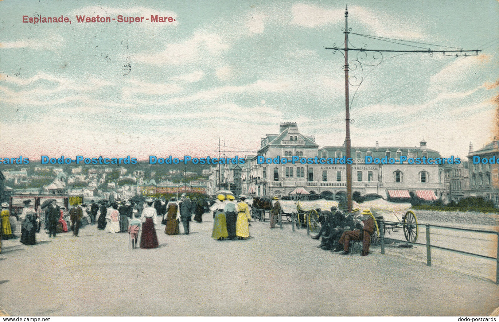 R079037 Esplanade. Weston Super Mare. 1907