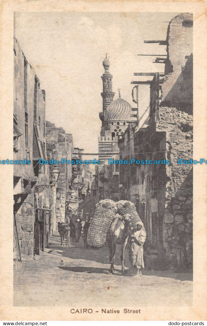 R086508 Cairo. Native Street. Serie 630. The Cairo Postcard Trust. Cairo