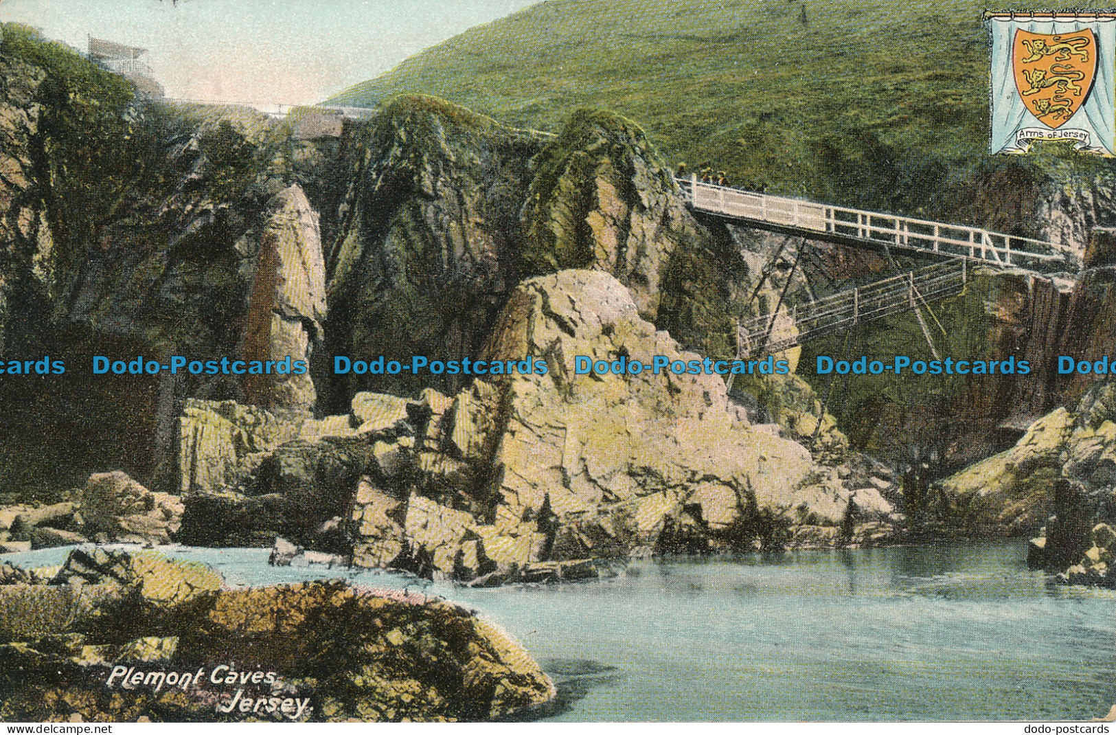 R089814 Plemont Caves. Jersey. 1906