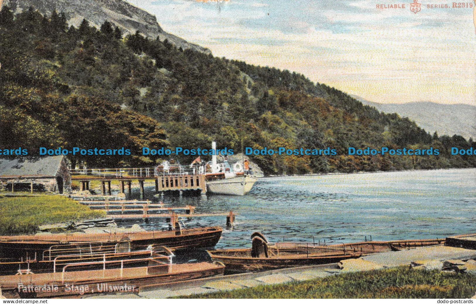 R090585 Patterdale Stage. Ullswater. Reliable Series. 1906