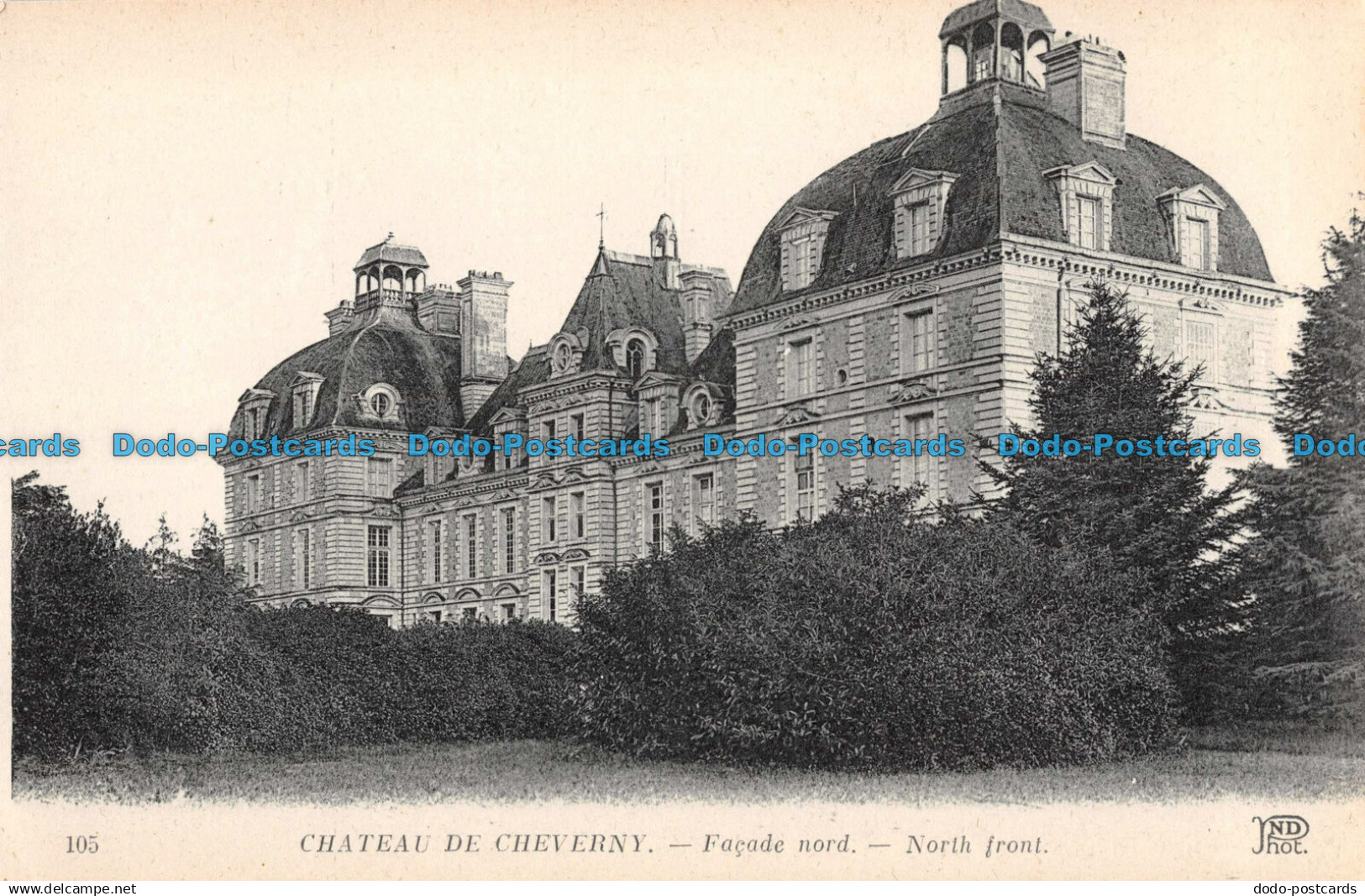 R094349 Chateau de Cheverny. North Front. Neurdein