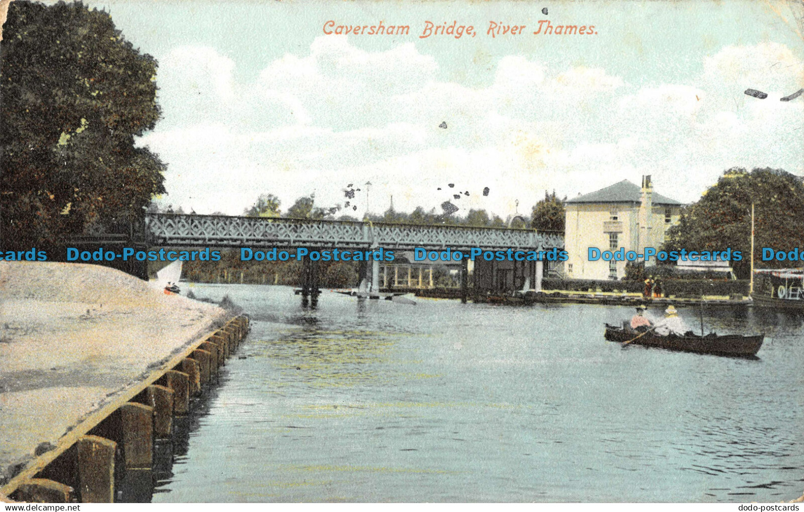 R094763 Caversham Bridge. River Thames. 1907