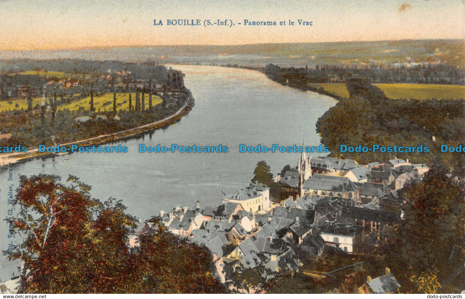 R098506 La Bouille. Panorama et le Vrac