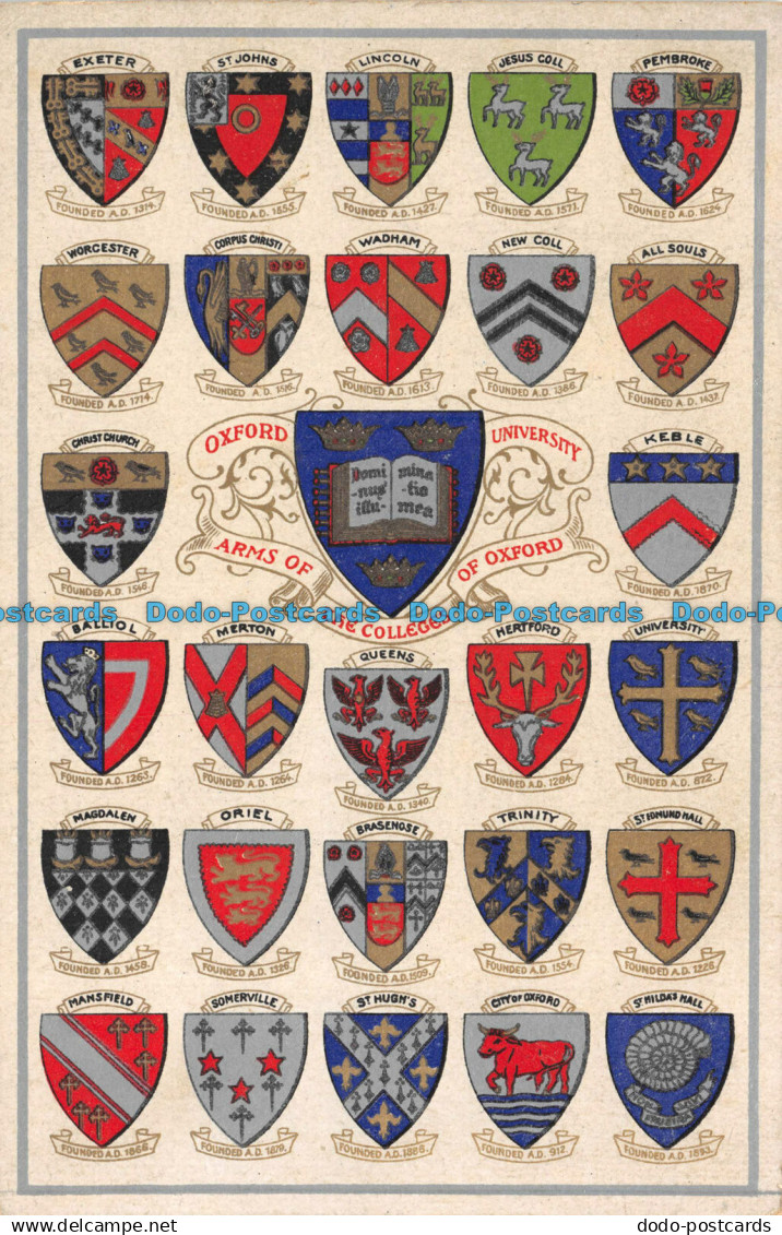 R120677 Oxford University Arms of the Colleges of Oxford