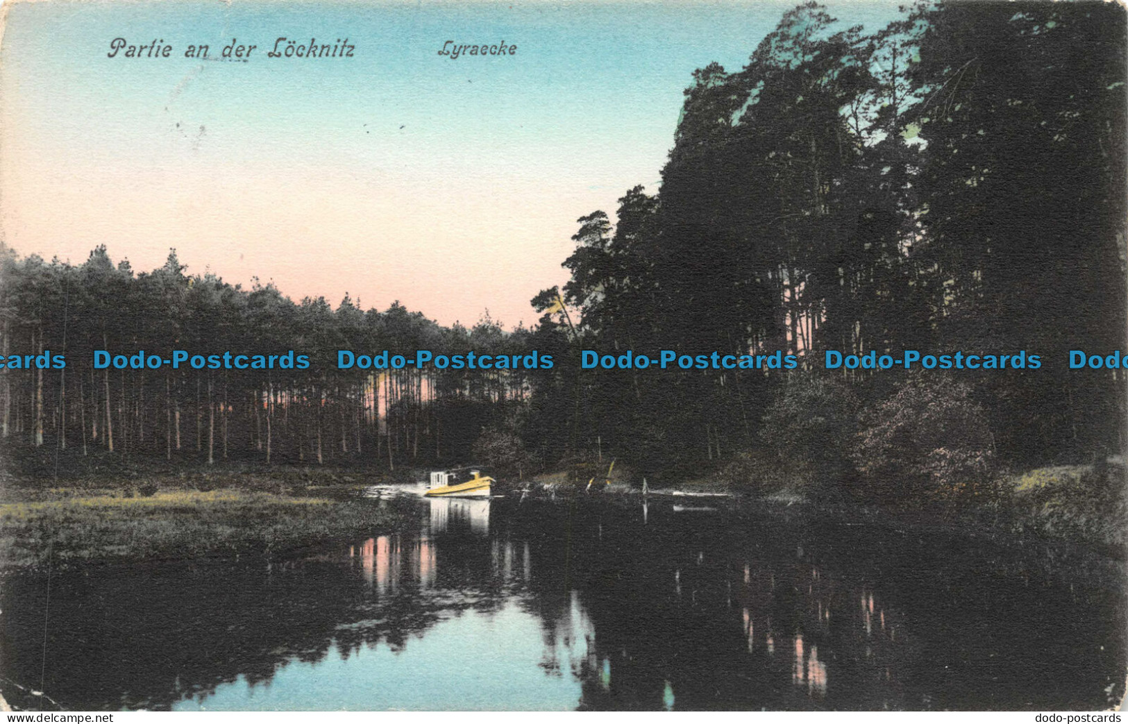 R128792 Partie an der Locknitz. Lyraecke. Max O Brien. 1912