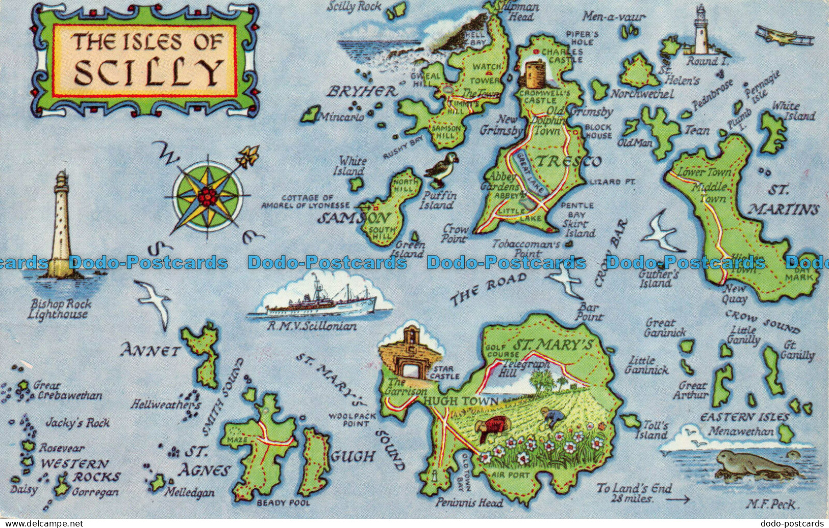 R153852 The Isles of Scilly. Salmon. 1976