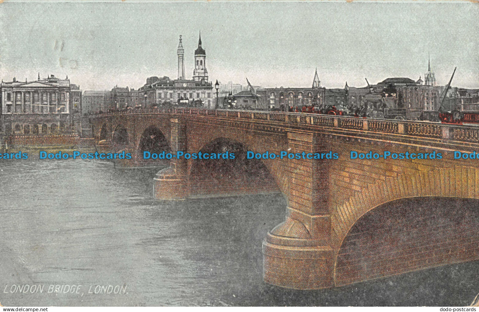 R165821 London Bridge. London. 1907