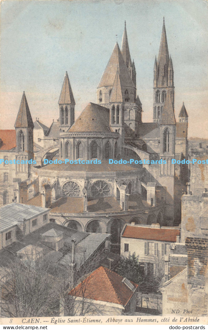R168054 Caen. Eglise Saint Etienne. Abbaye aus Hommes cote de lAbside