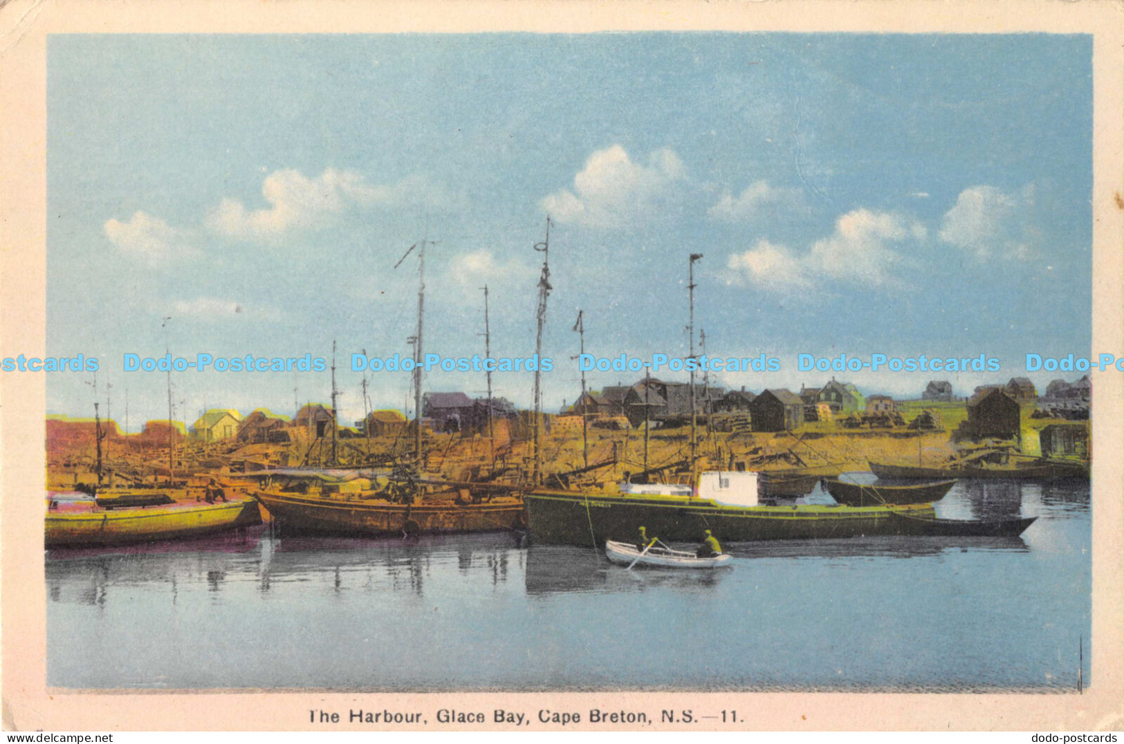 R176275 The Harbour. Glace Bay. Cape Breton. N. S. Photogelatine