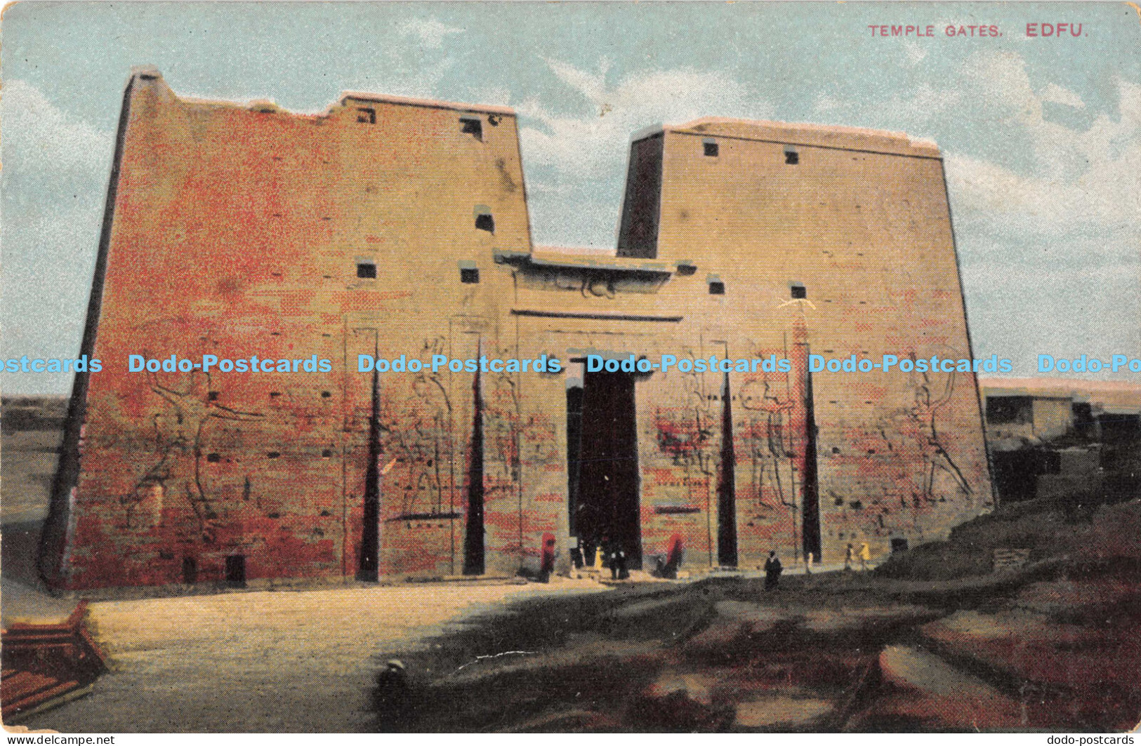 R176290 Temple Gates. Edfu