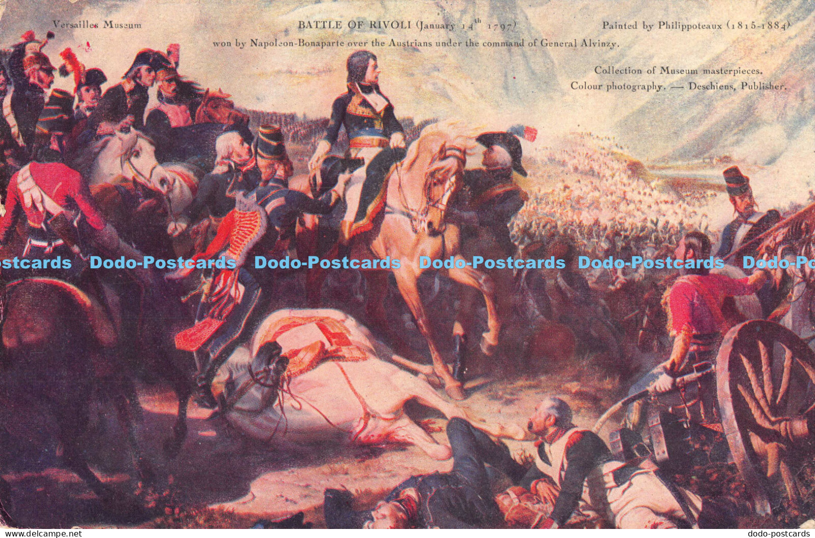 R176725 Versailles Museum. Battle of Rivoli. Philippoteaux. Deschiens