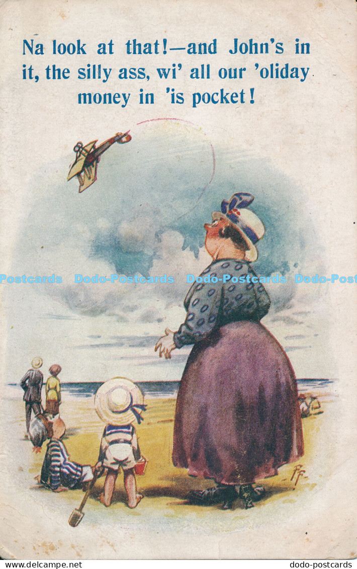 R176885 Na Look at That. And Johns in It The Silly Ass. Bamforth. Comic