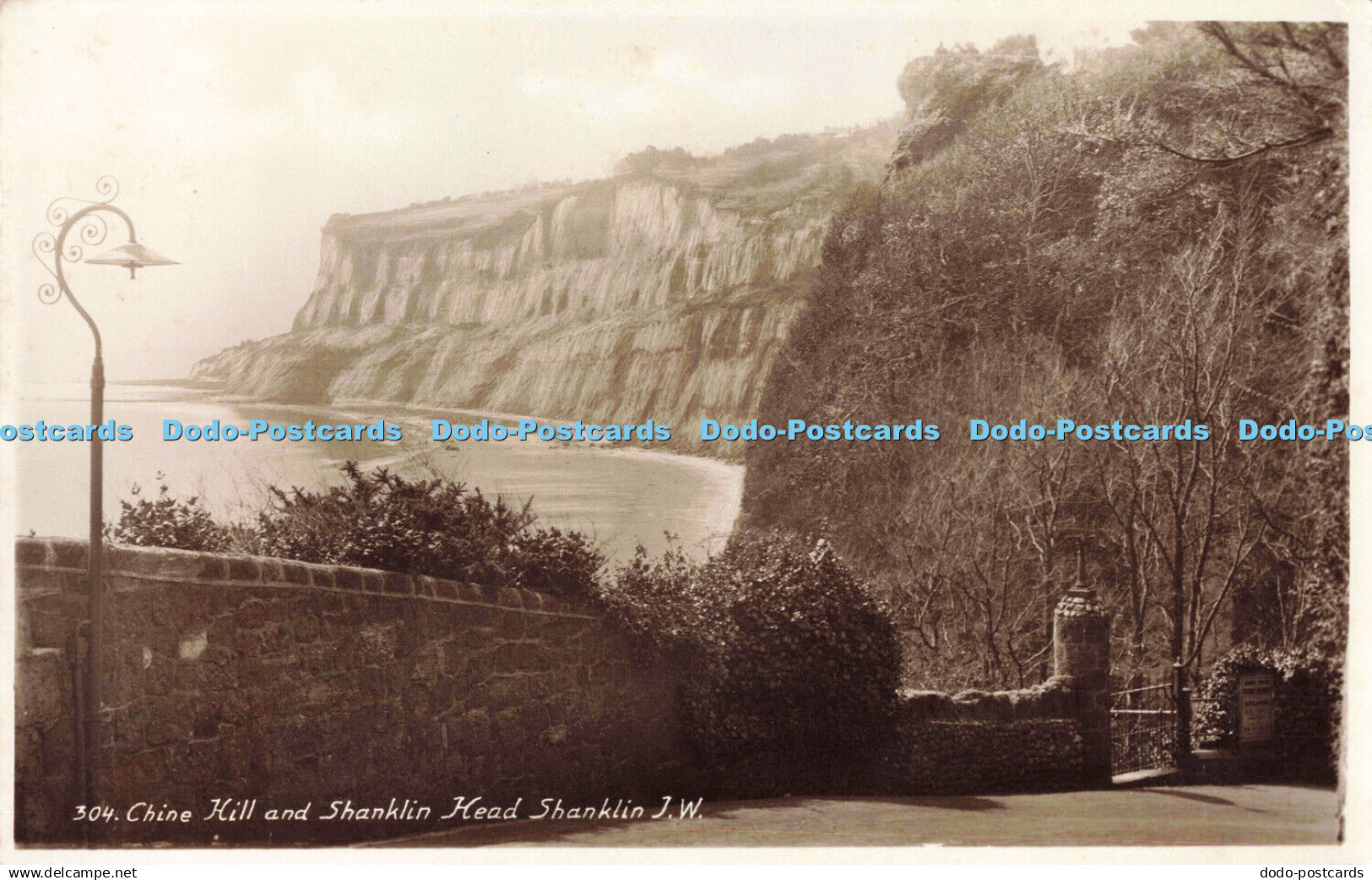 R194998 304 Chine Hill and Shanklin Head Shanklin I W RP Nigh 1936
