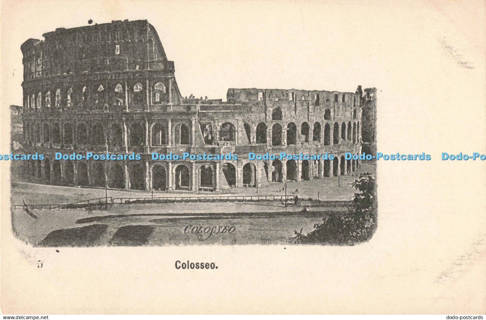 R202328 Colosseo Old Photography Postcard