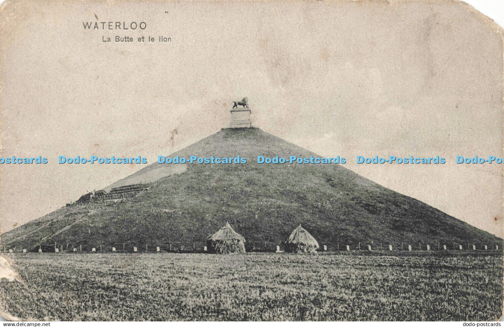 R210341 Waterloo La Butte et le lion Dr Trenkler