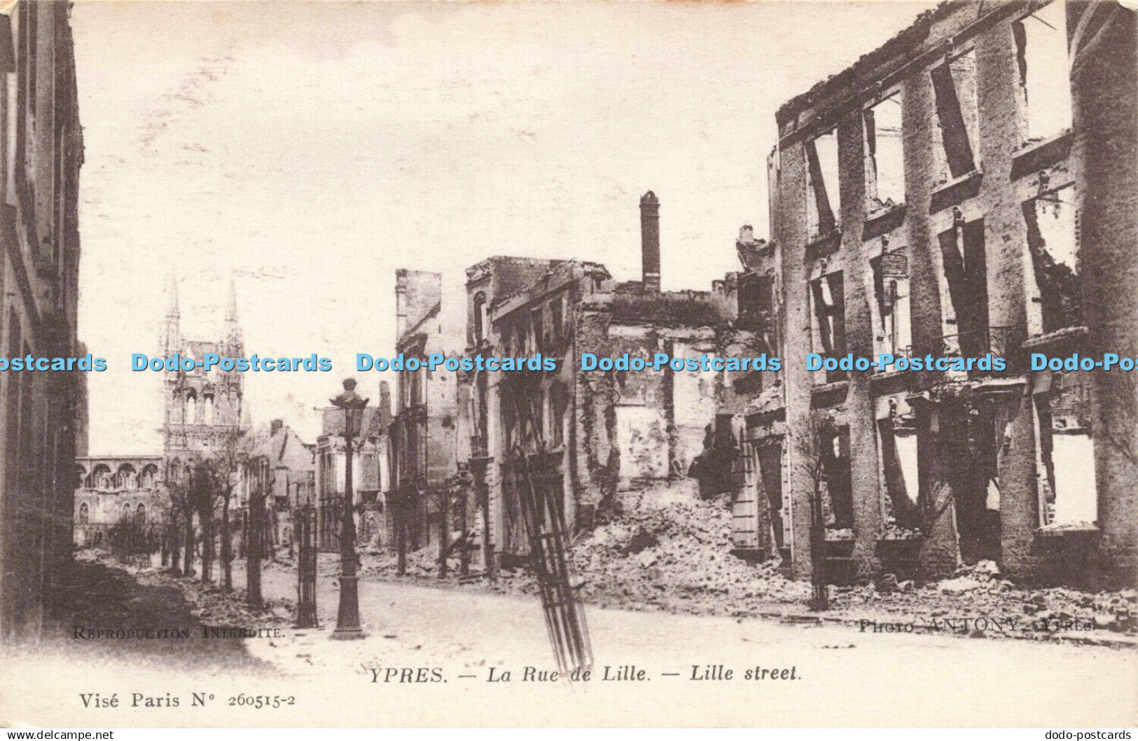 R214319 Ypres La Rue de Lille Lille street Antony