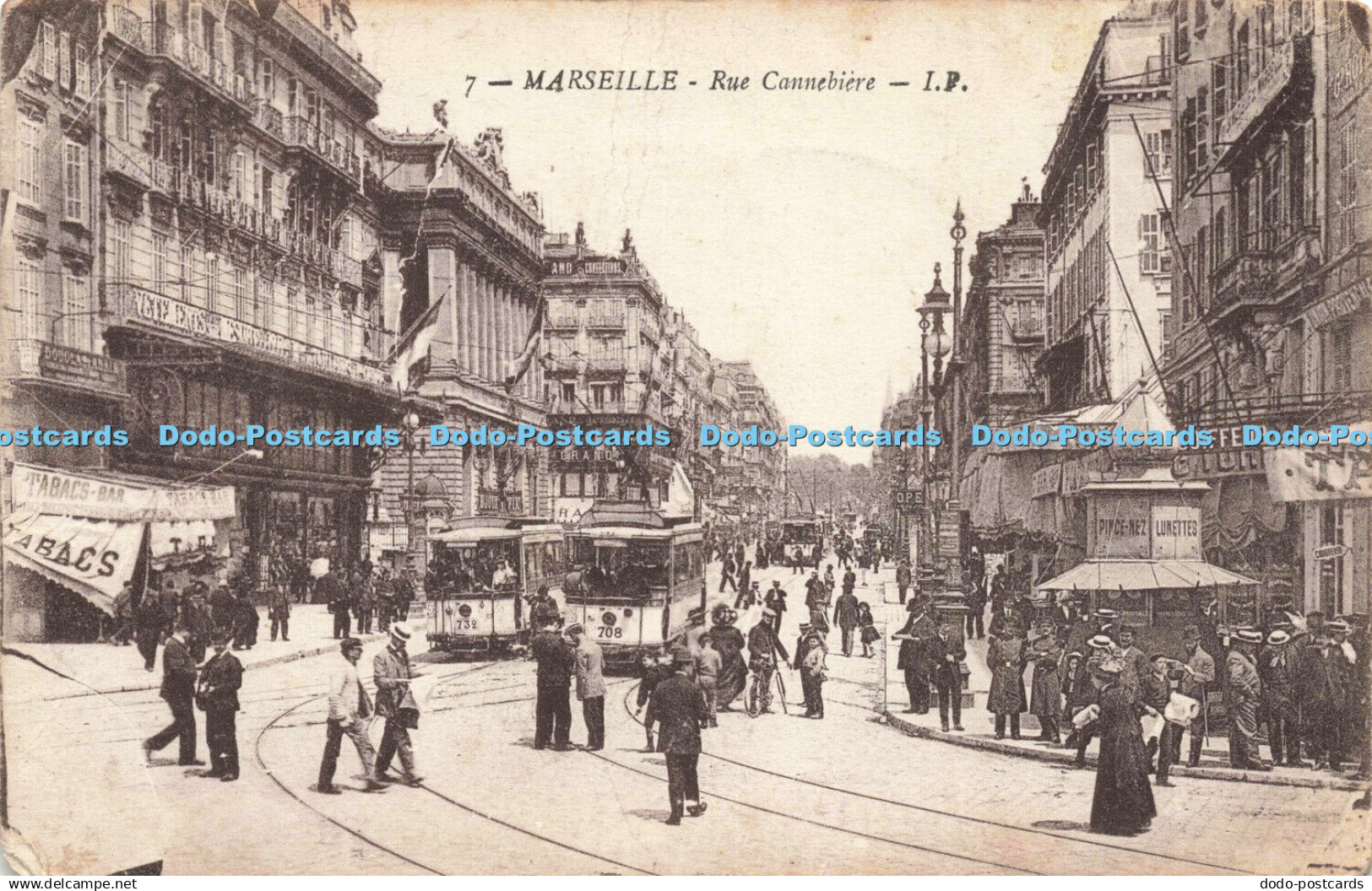 R214362 7 Marseille Rue Cannebiere I P Guiraud Imprimerie Provengale Marseille