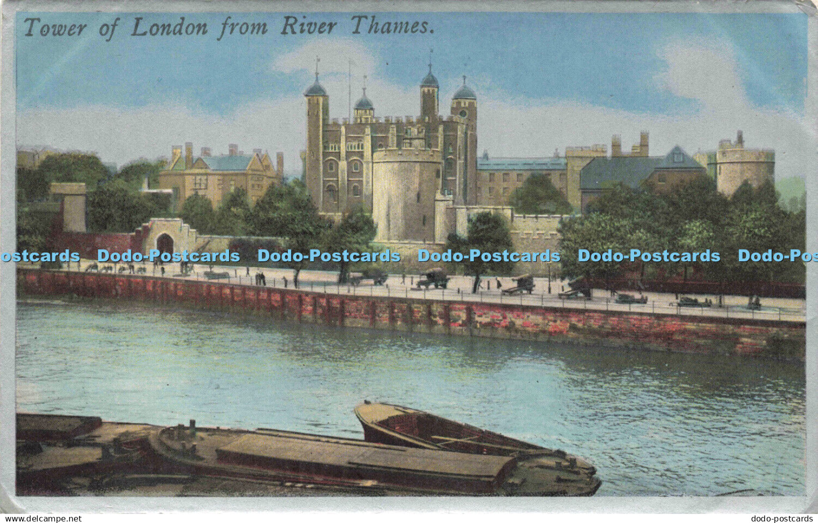 R217336 Tower of London from River Thames