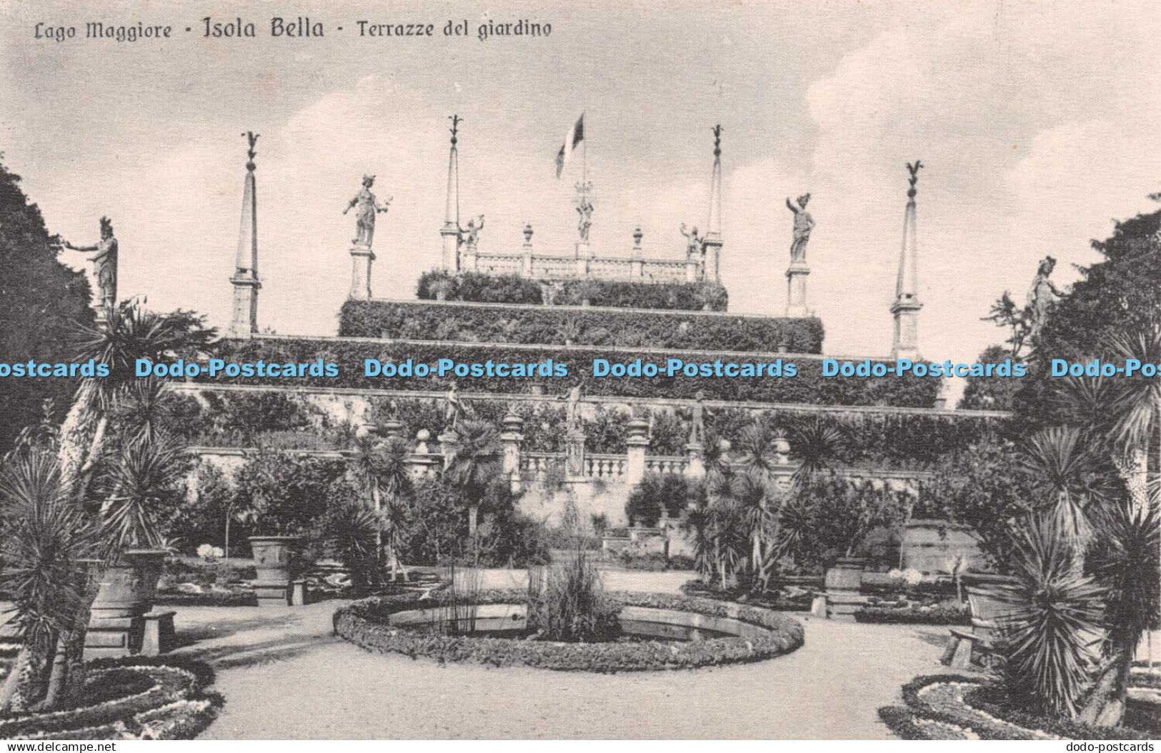 R220958 Lago Maggiore Isola Bella Terrazze del giardino Brunner 1936