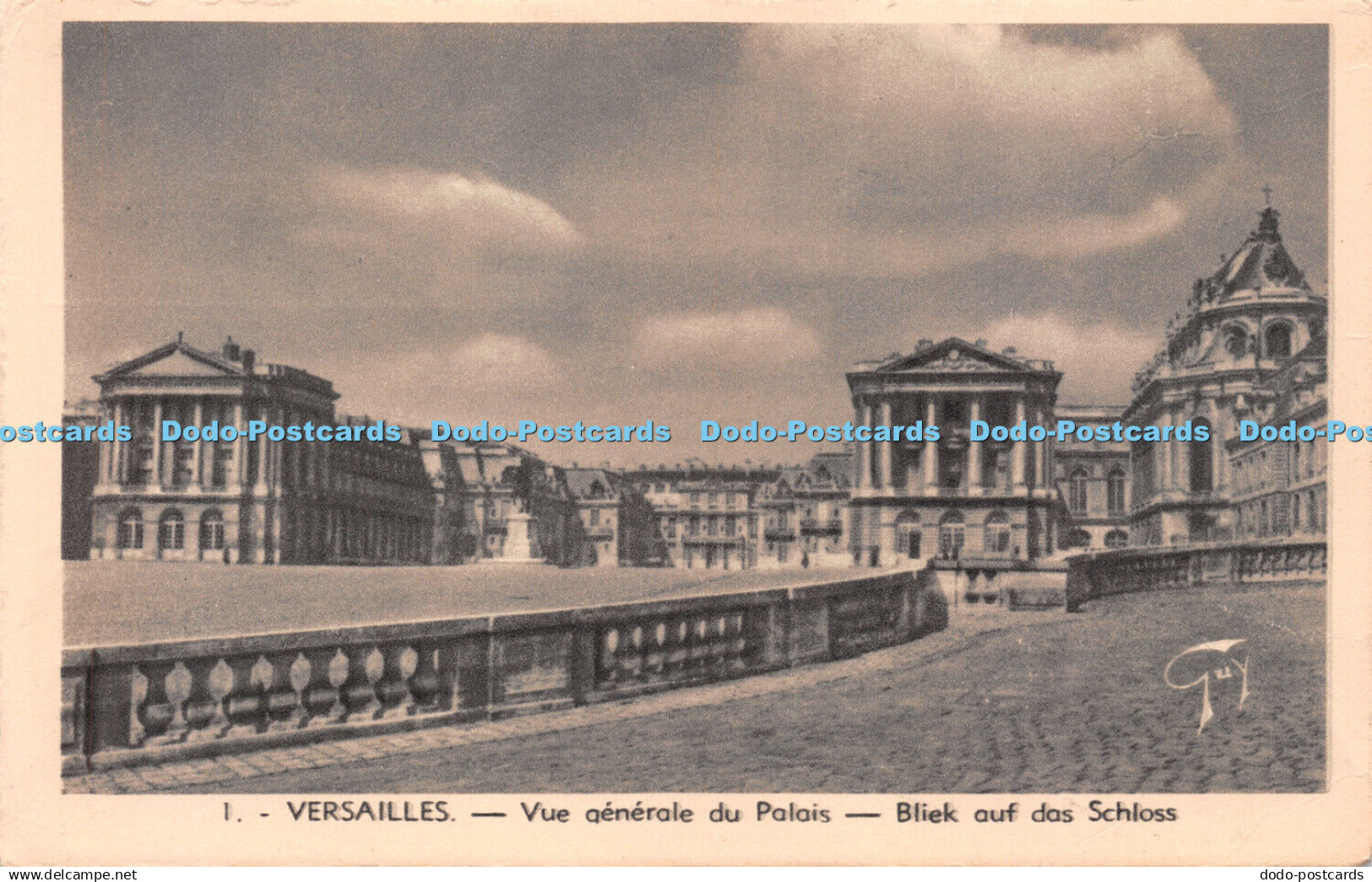R232228 Versailles Vue generale du Palais Blick auf das Schloss Guy A Leconte Pa