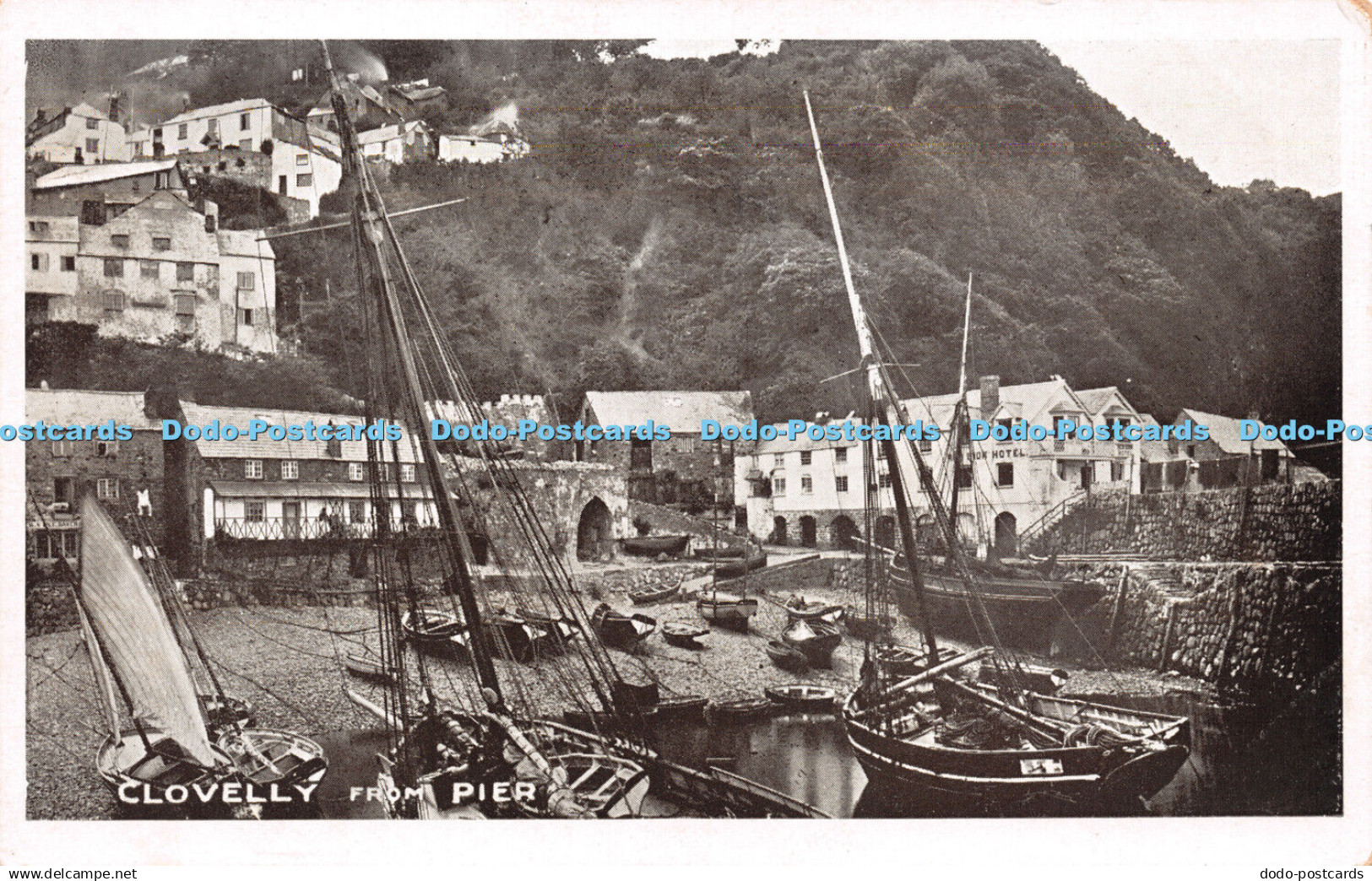 R234310 Clovelly From Pier