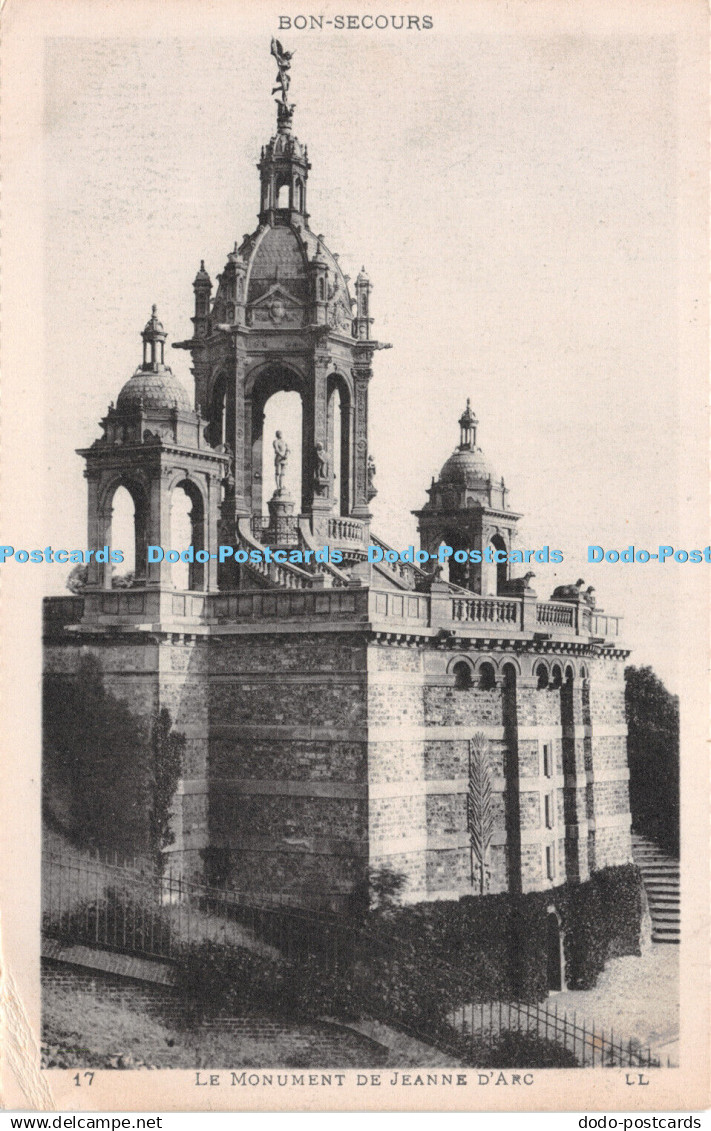 R240165 Bon Secours Le Monument de Jeanne D Arc LL 17 Levy Fils Paris