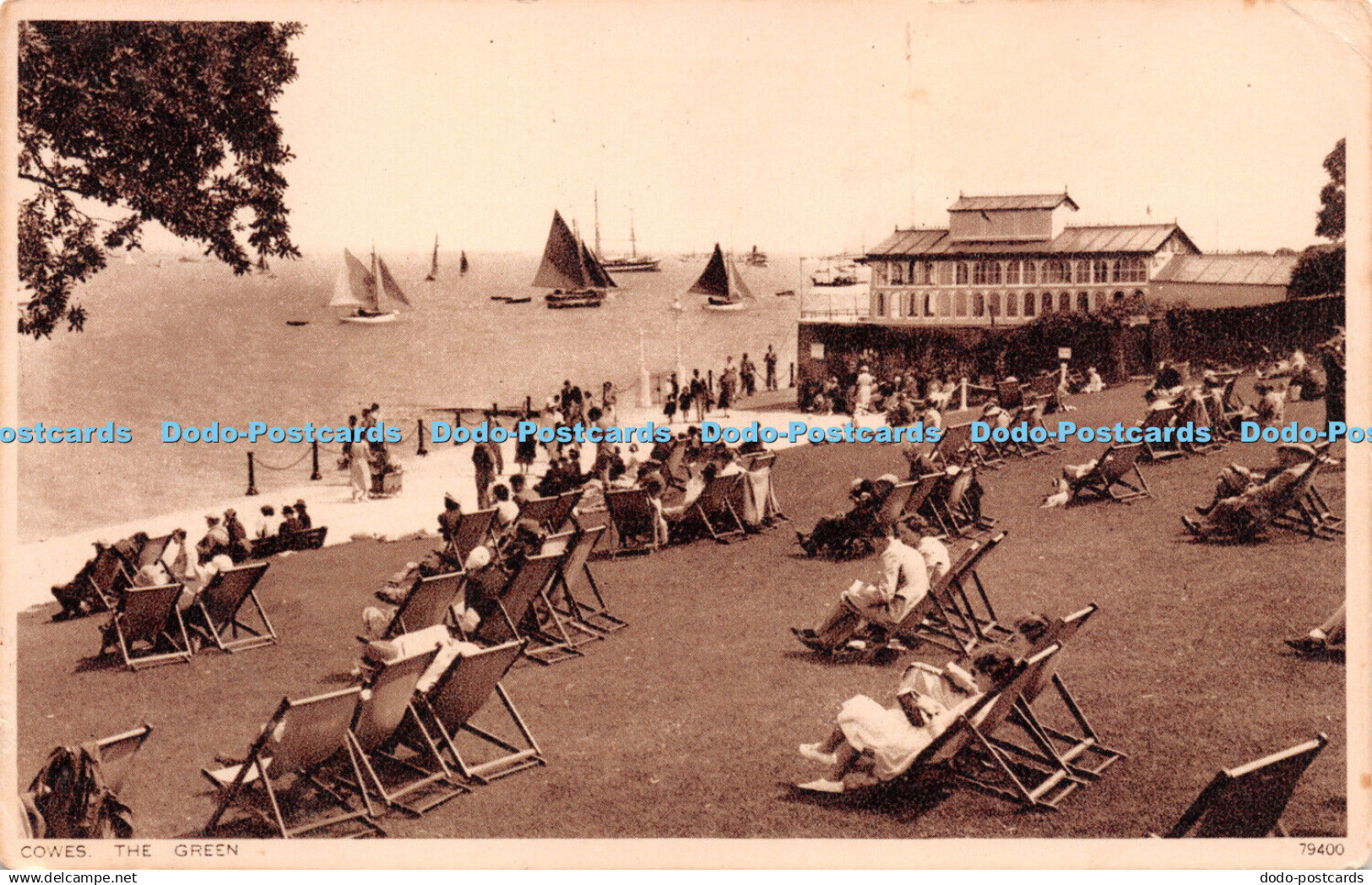 R240557 Cowes The Green 79400 Photochrom