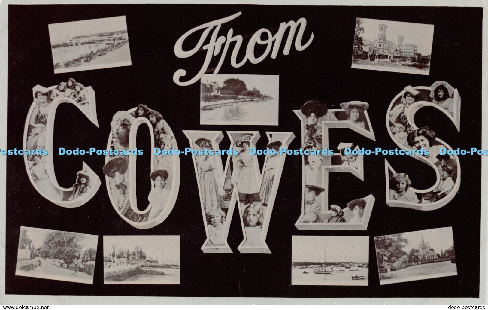 R245792 From Cowes Postcard Multi View